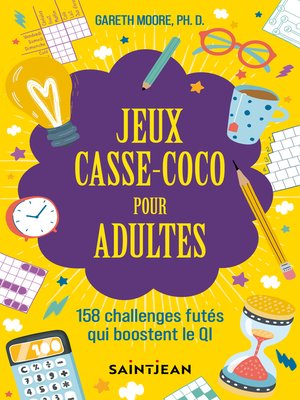 cover image of Jeux casse-coco pour adultes